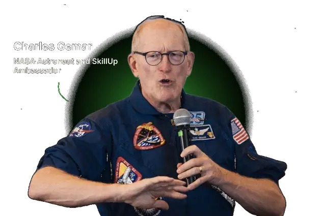 Charles Gemar, NASA Astronaut and SkillUp Ambassador